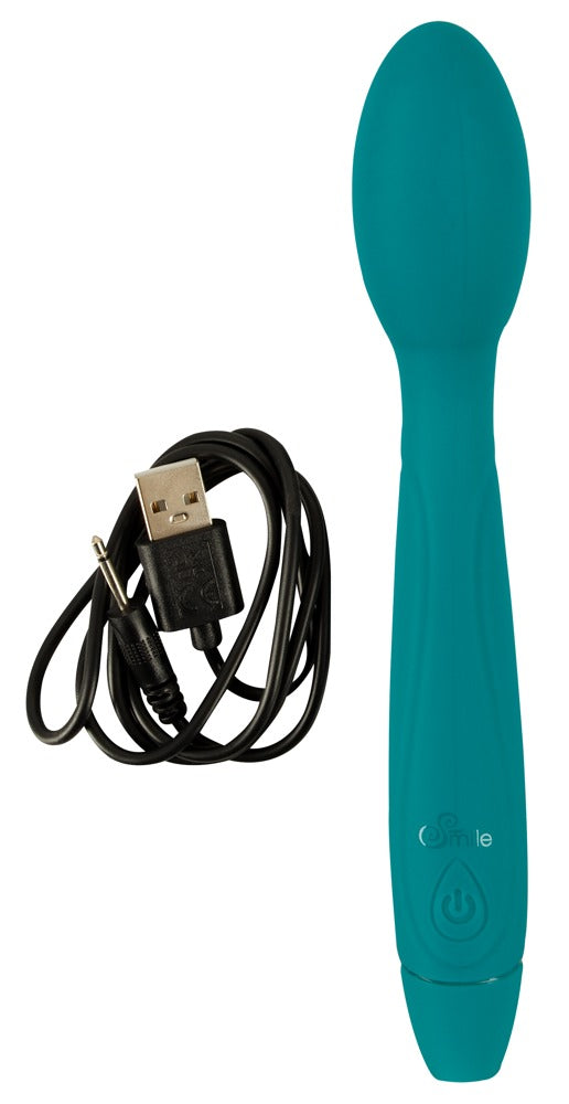 Sweet Smile Vibrator with Nodding Head mit nickendem Massagekopf, blau