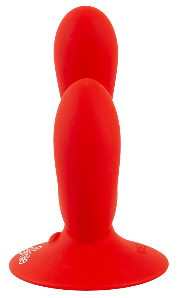 Sweet Smile Dual Vibrator geschwungen mit zwei Vibratoren, rot