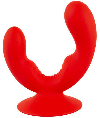 Sweet Smile Dual Vibrator geschwungen mit zwei Vibratoren, rot