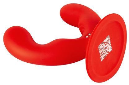 Sweet Smile Dual Vibrator geschwungen mit zwei Vibratoren, rot