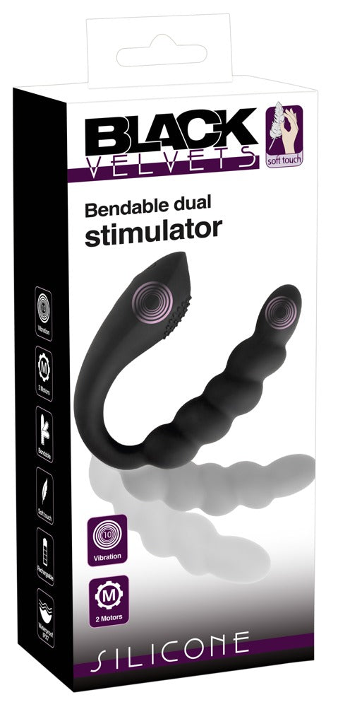 Black Velvets Bendable Dual Stimulator