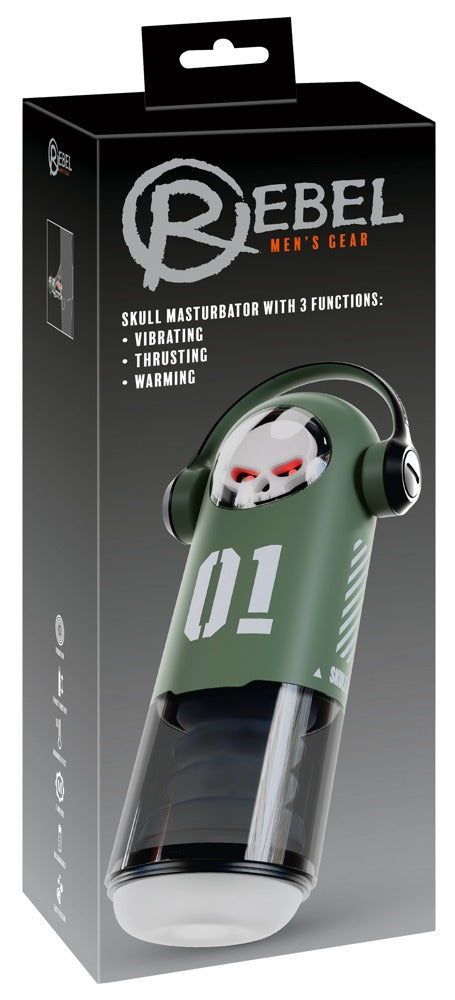 Rebel Skull Masturbator 3F
