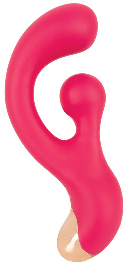 Sweet Smile G-Spot Vibrator with Rotation mit doppelter Vibro-Power, pink