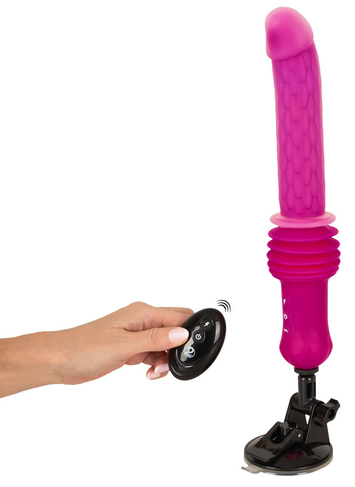 You2Toys RC Warming Fucking Machine Stoßvibrator mit Wärme, pink
