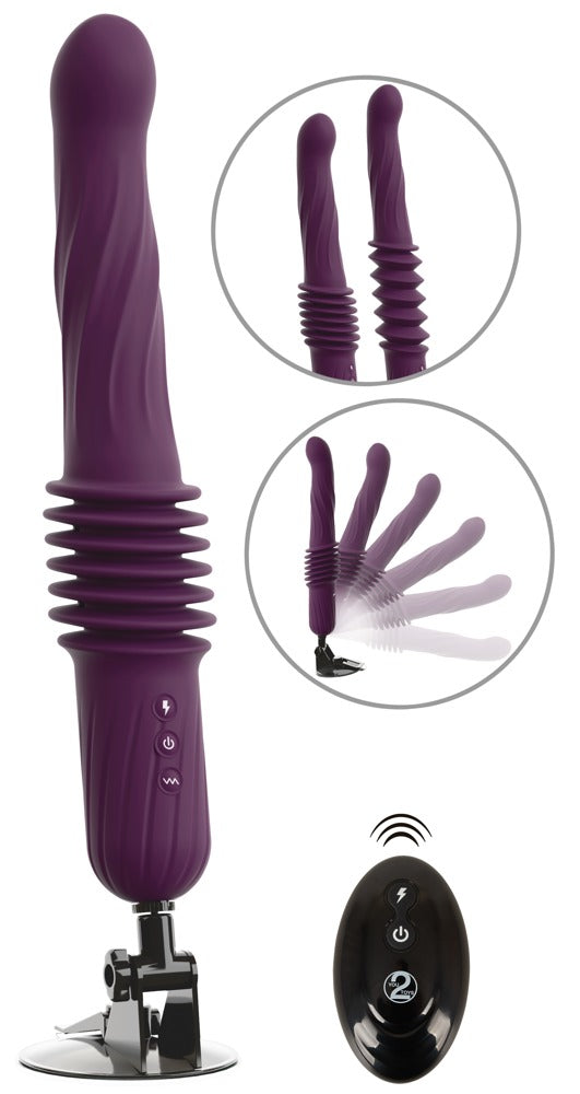 You2Toys RC Warming Fucking Machine Stoßvibrator mit Wärme, lila
