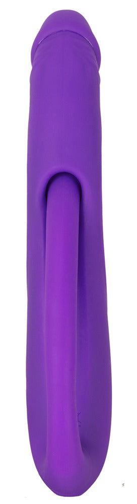 Sweet Smile Rabbit Vibrator with G-Spot/Anal Tickler, lila
