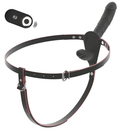 You2Toys RC Vibrating Double Strap-On mit Innen- und Außenvibrator