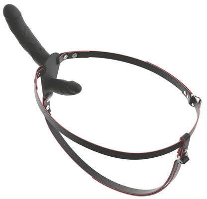 You2Toys RC Vibrating Double Strap-On mit Innen- und Außenvibrator