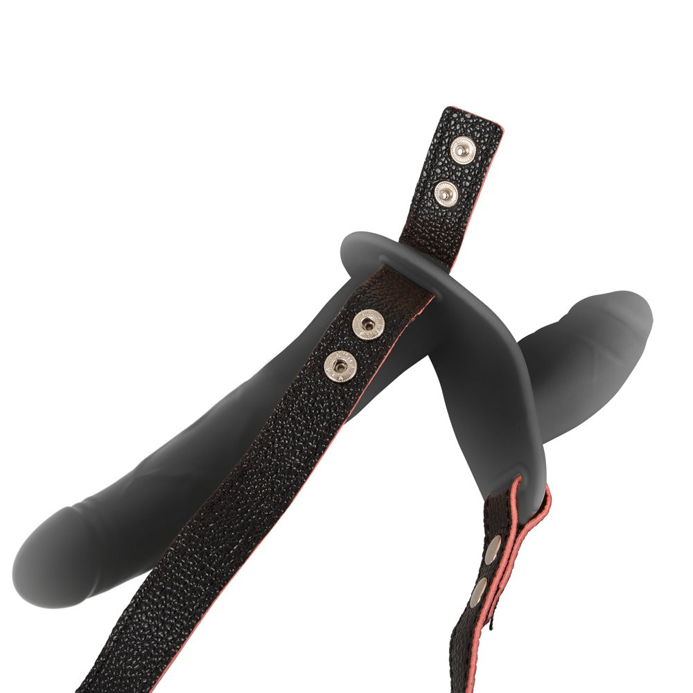 You2Toys RC Vibrating Double Strap-On mit Innen- und Außenvibrator