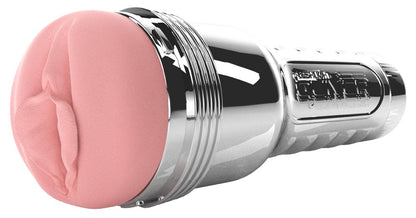 Fleshlight Pink Quiver doppelmotoriger Vibro-Masturbator in Chrom-Optik
