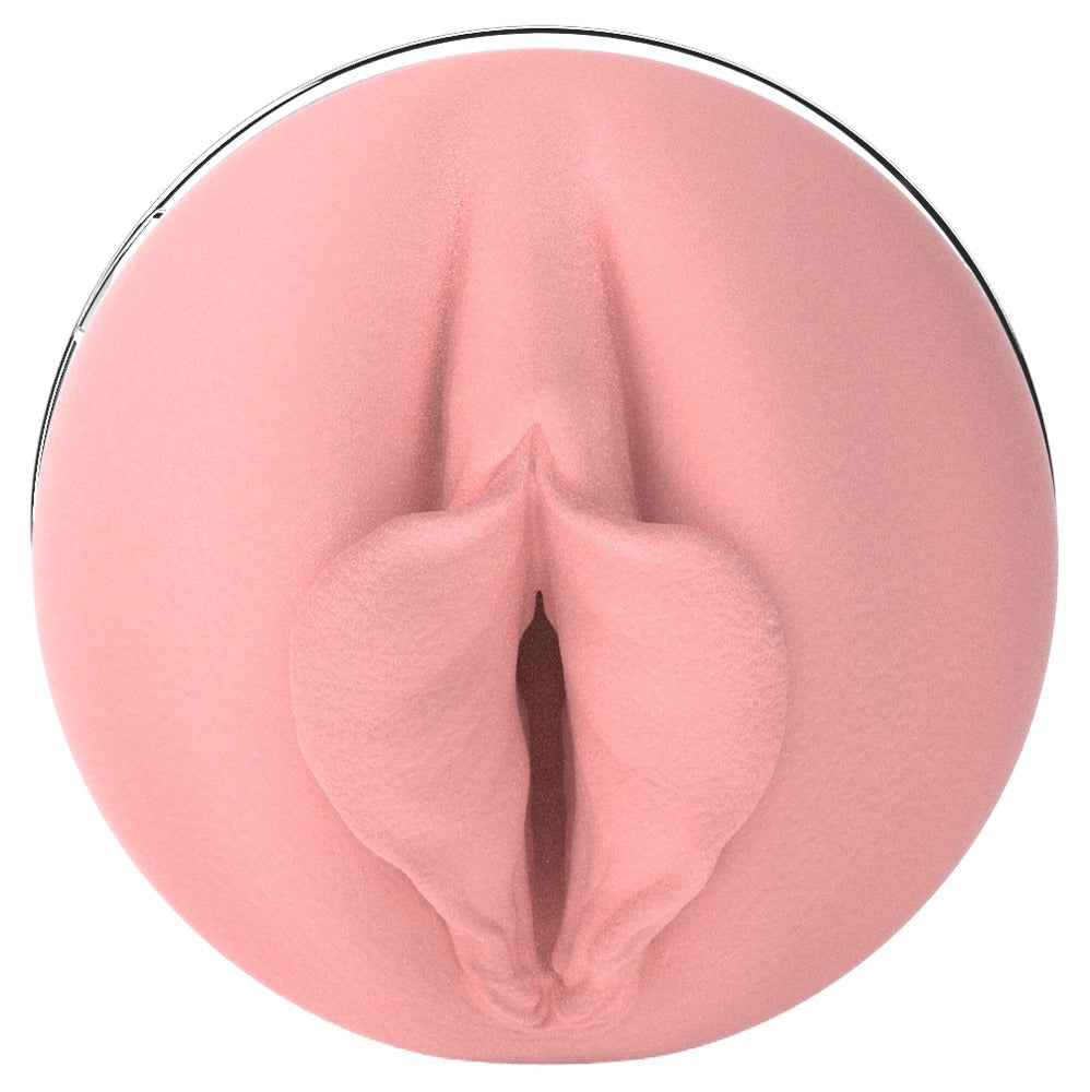 Fleshlight Pink Quiver doppelmotoriger Vibro-Masturbator in Chrom-Optik