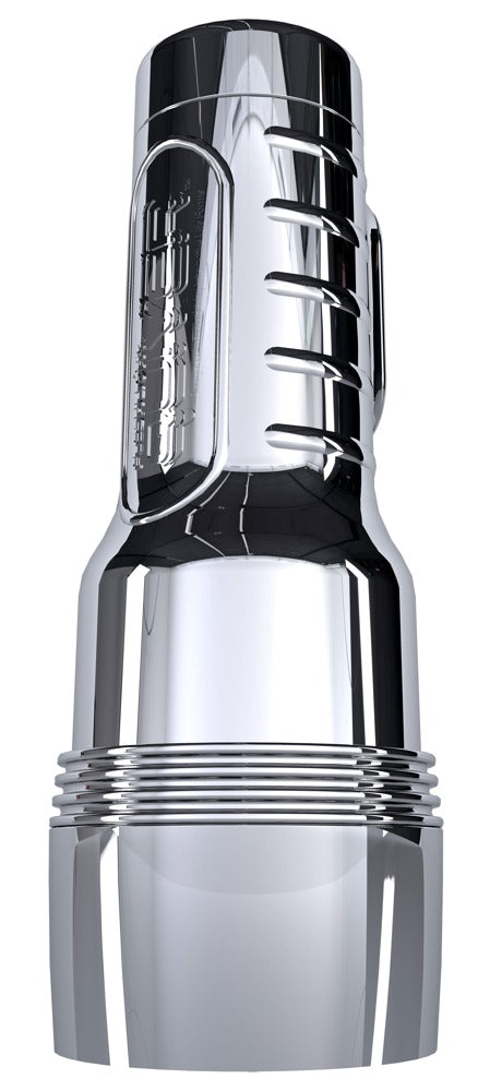 Fleshlight Pink Quiver doppelmotoriger Vibro-Masturbator in Chrom-Optik