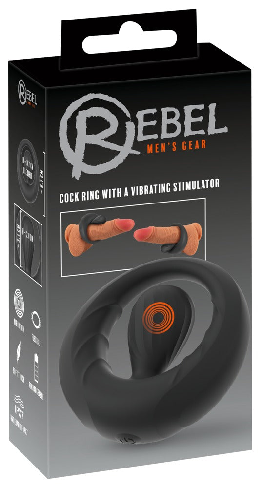 Rebel Cock Ring w Vibrating St