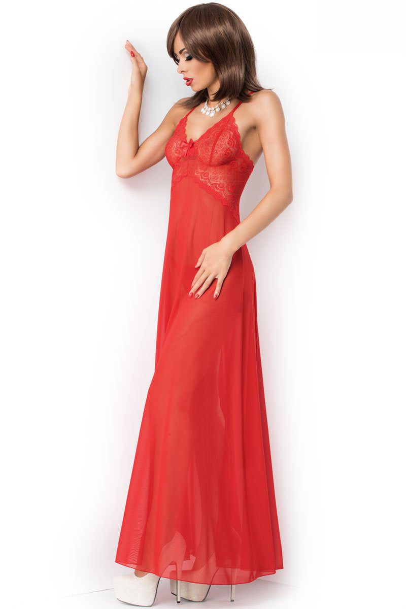 Chilirose Langes Babydoll CR3883 rot