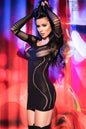 Chilirose Minikleid CR4098