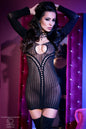 Chilirose Minikleid CR4100 Schwarz
