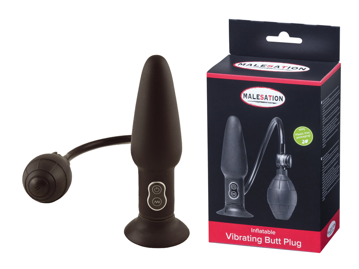 MALESATION aufblasbar Analplug groß