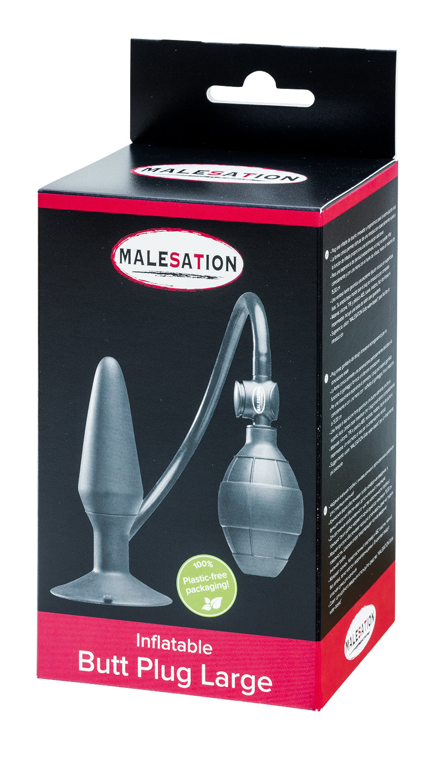 MALESATION aufblasbar Analplug groß