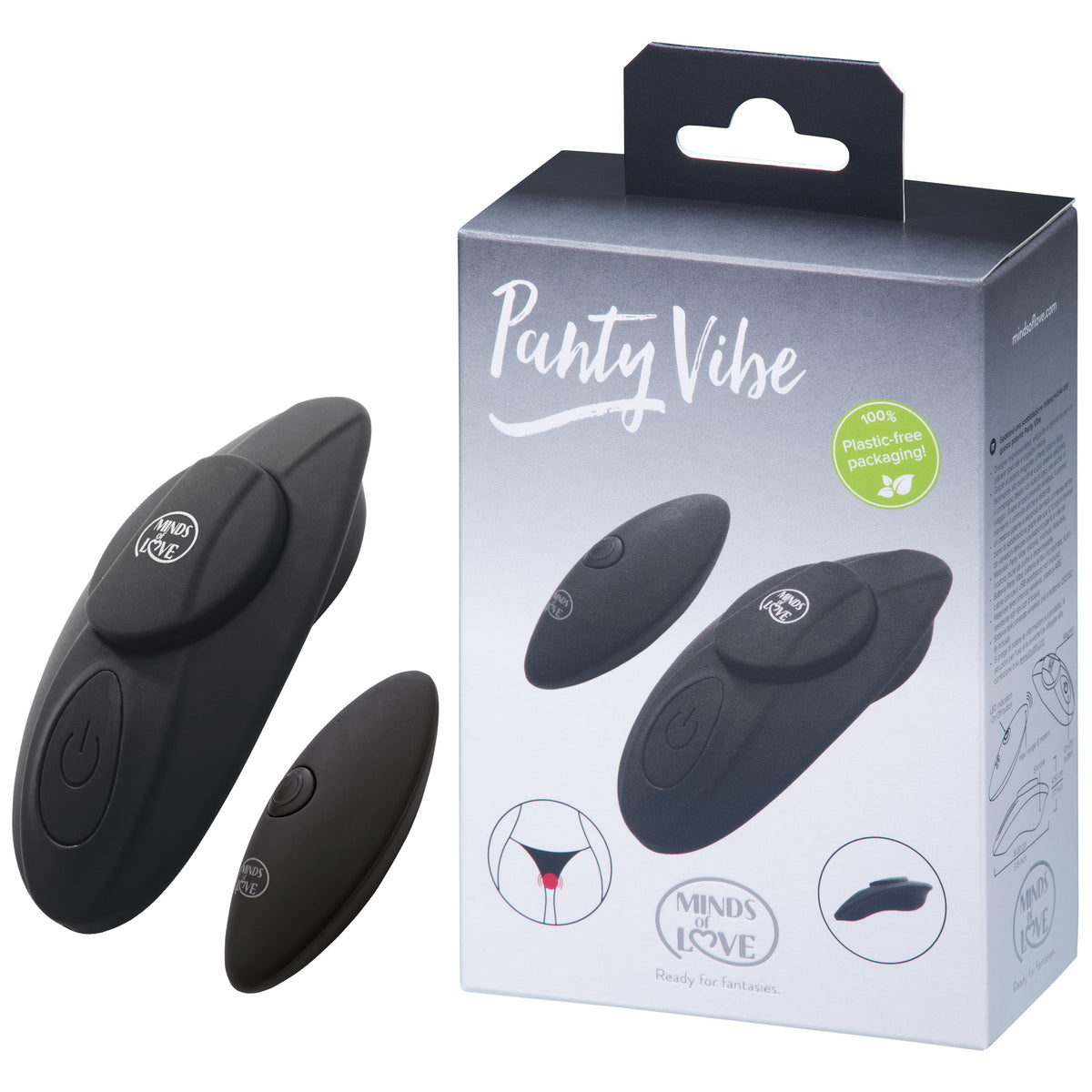 MINDS of LOVE Panty Vibe schwarz