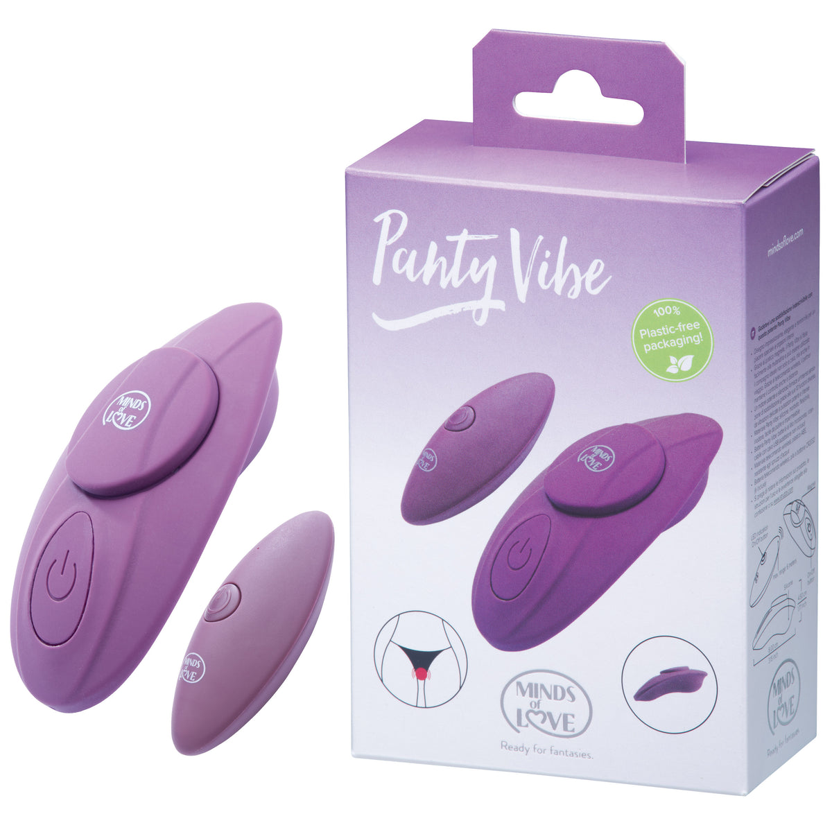MINDS of LOVE Panty Vibe schwarz