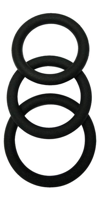 MALESATION Penisring Set (Ø 4,00 cm, 4,50 cm, 5,00 cm)
