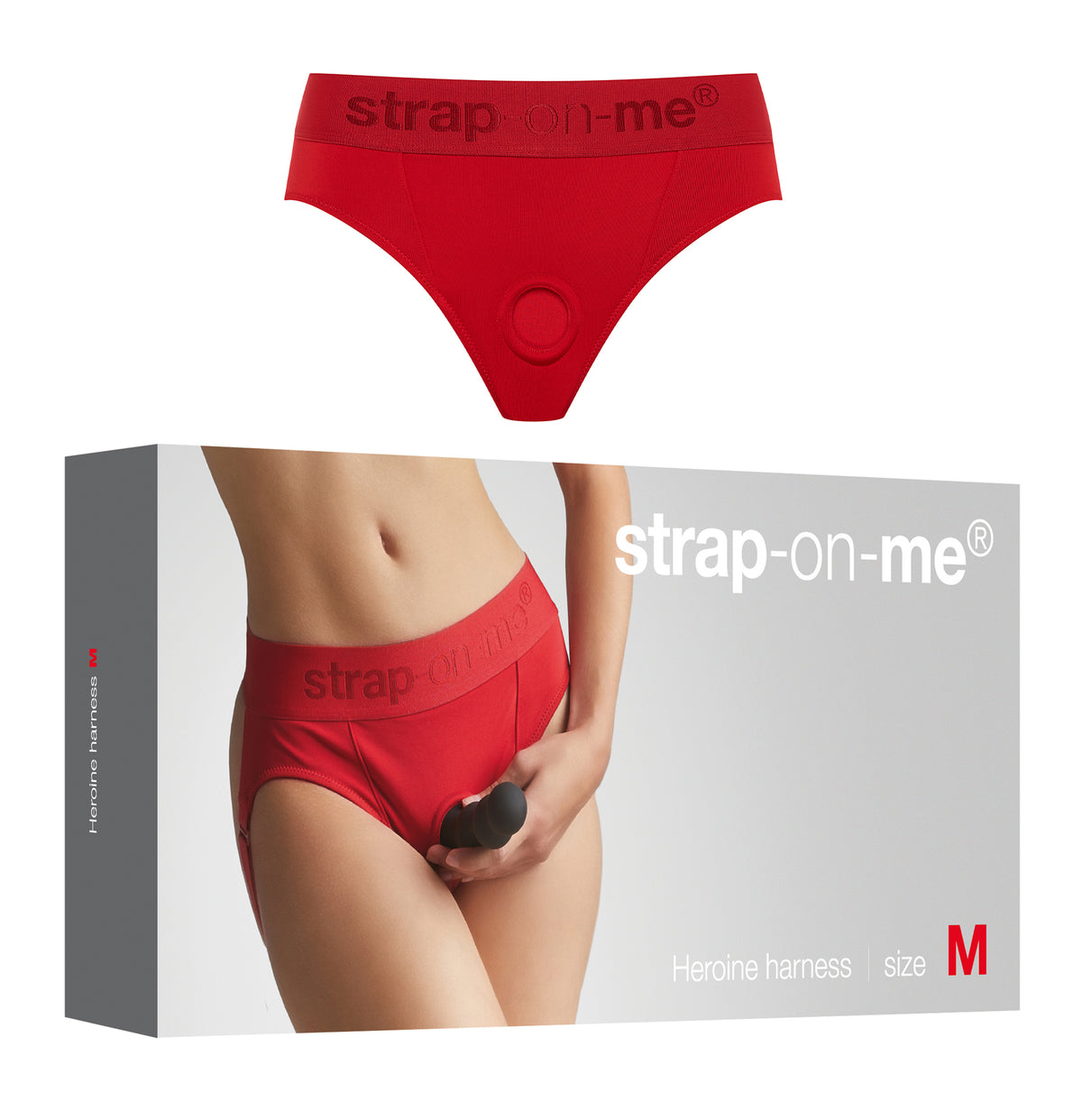 Strap-on-me Heroine Harness schwarz S