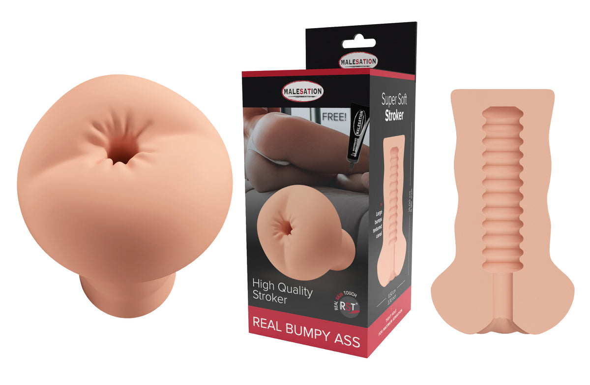MALESATION Masturbator Real Bumpy Ass Masturbator