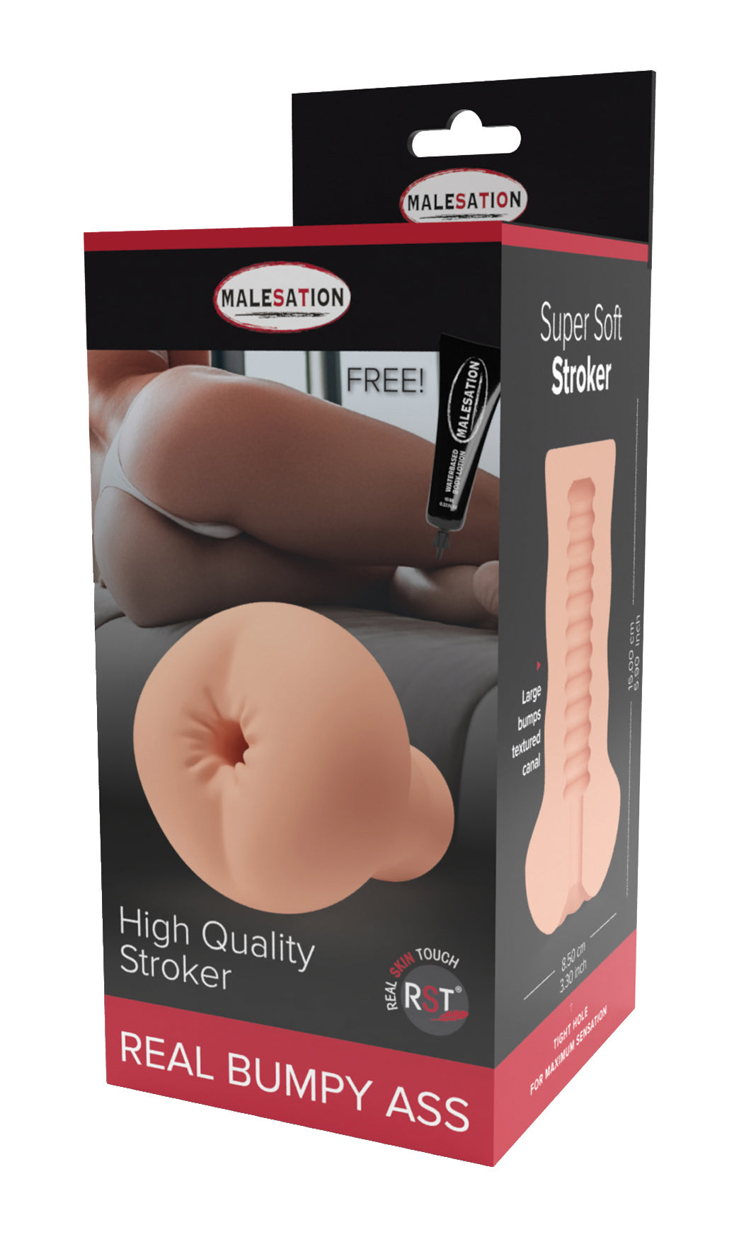 MALESATION Masturbator Real Bumpy Ass Masturbator