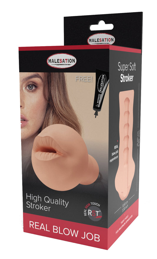 MALESATION Masturbator Real Blow Job Masturbator