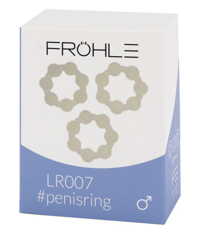 FRÖHLE Liebesringe mit Kugeln 3er Gr. L