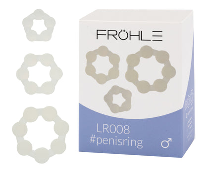 FRÖHLE Liebesringe mit Kugeln 3er Gr. L