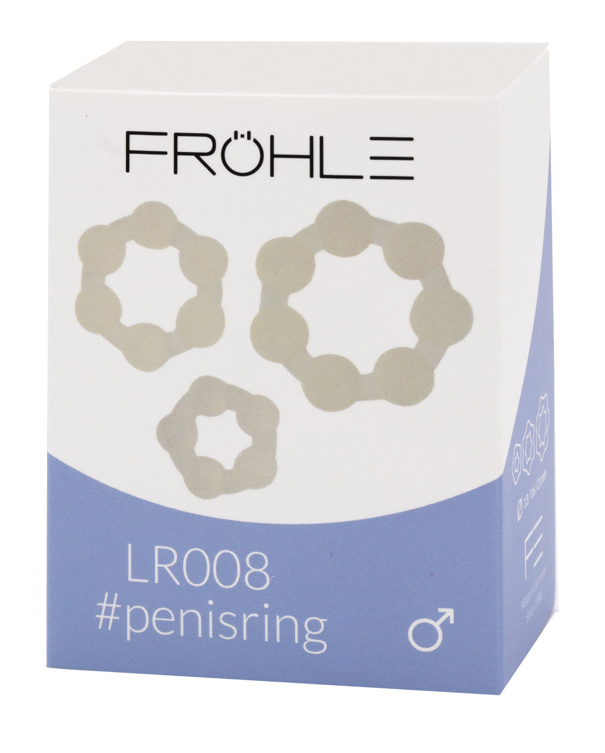 FRÖHLE Liebesringe mit Kugeln 3er Gr. L