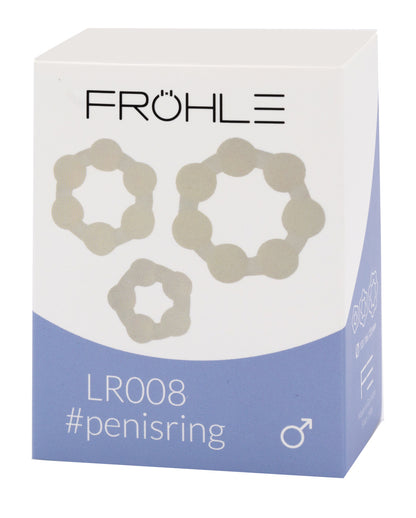 FRÖHLE Liebesringe mit Kugeln 3er Gr. L