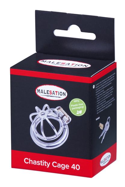 MALESATION Chastity Cage 40