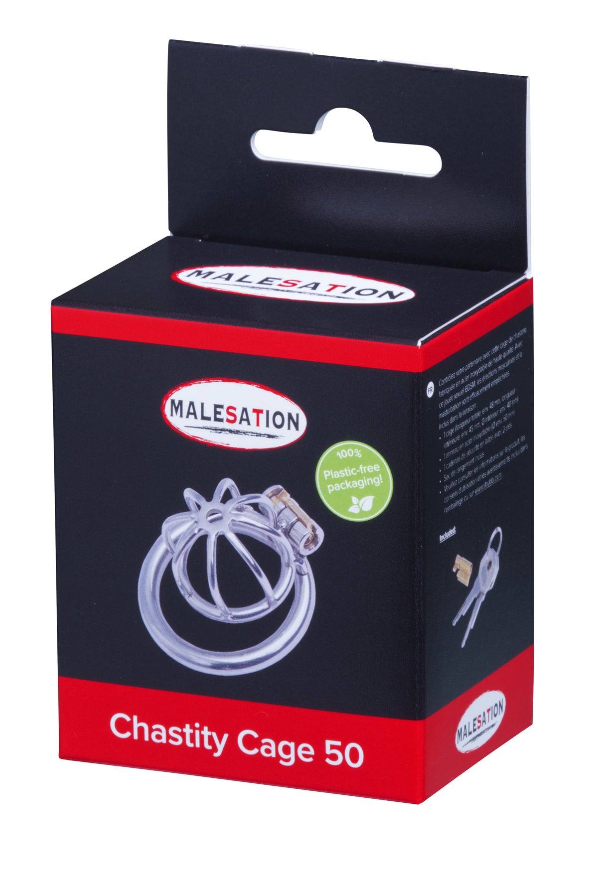 MALESATION Chastity Cage 40