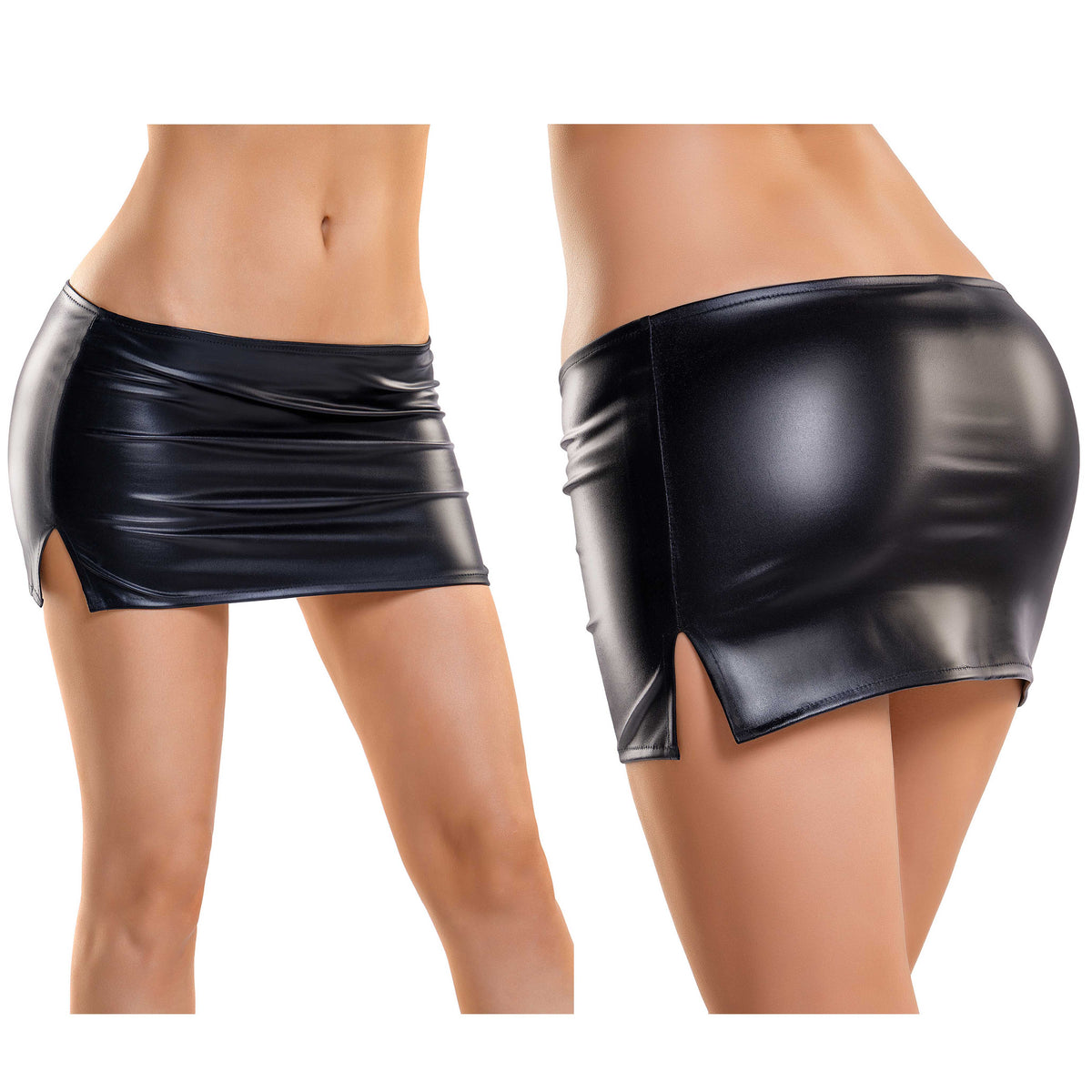 GLOSSY Wetlook Miniskirt S