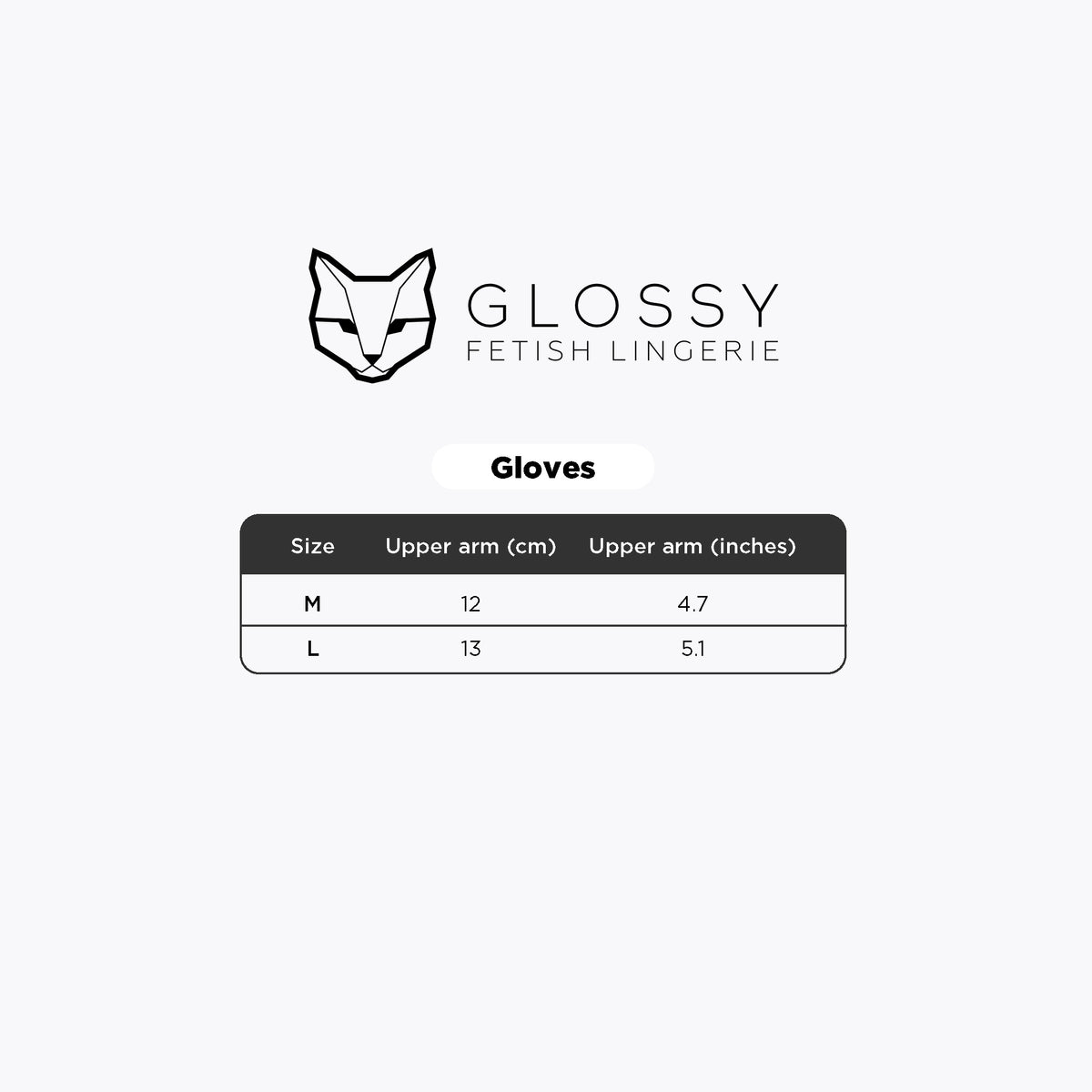 GLOSSY Wetlook Handschuhe M