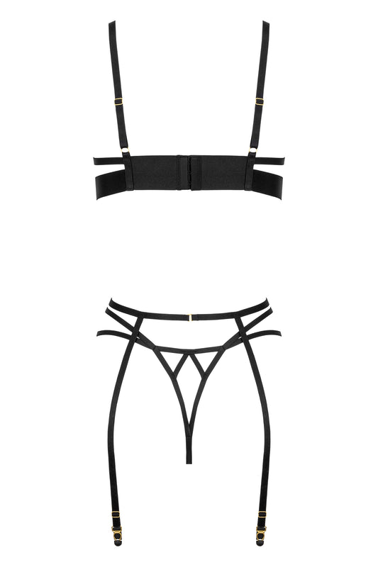 KOTEK Set 3-teilig schwarz S/M