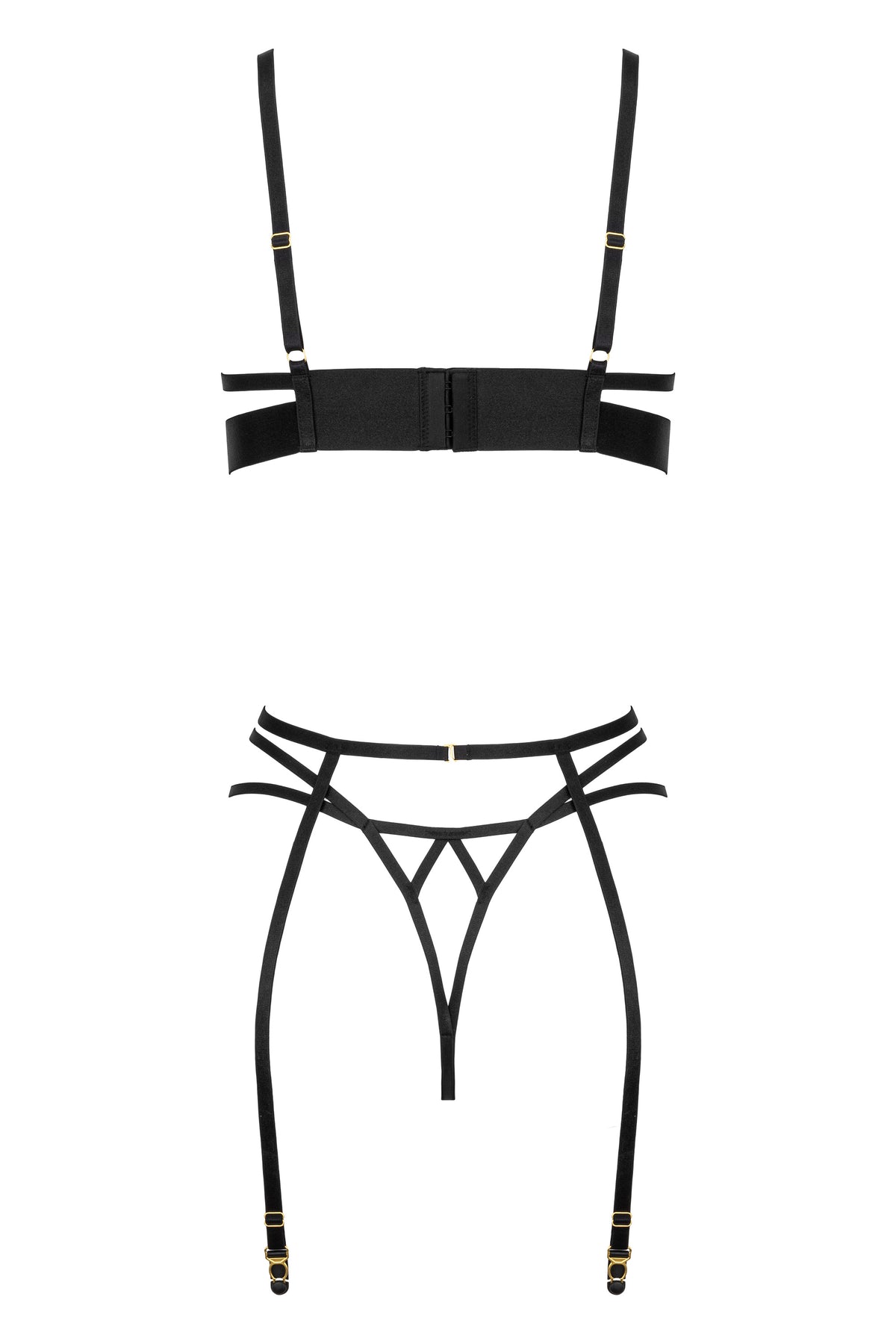 KOTEK Set 3-teilig schwarz S/M