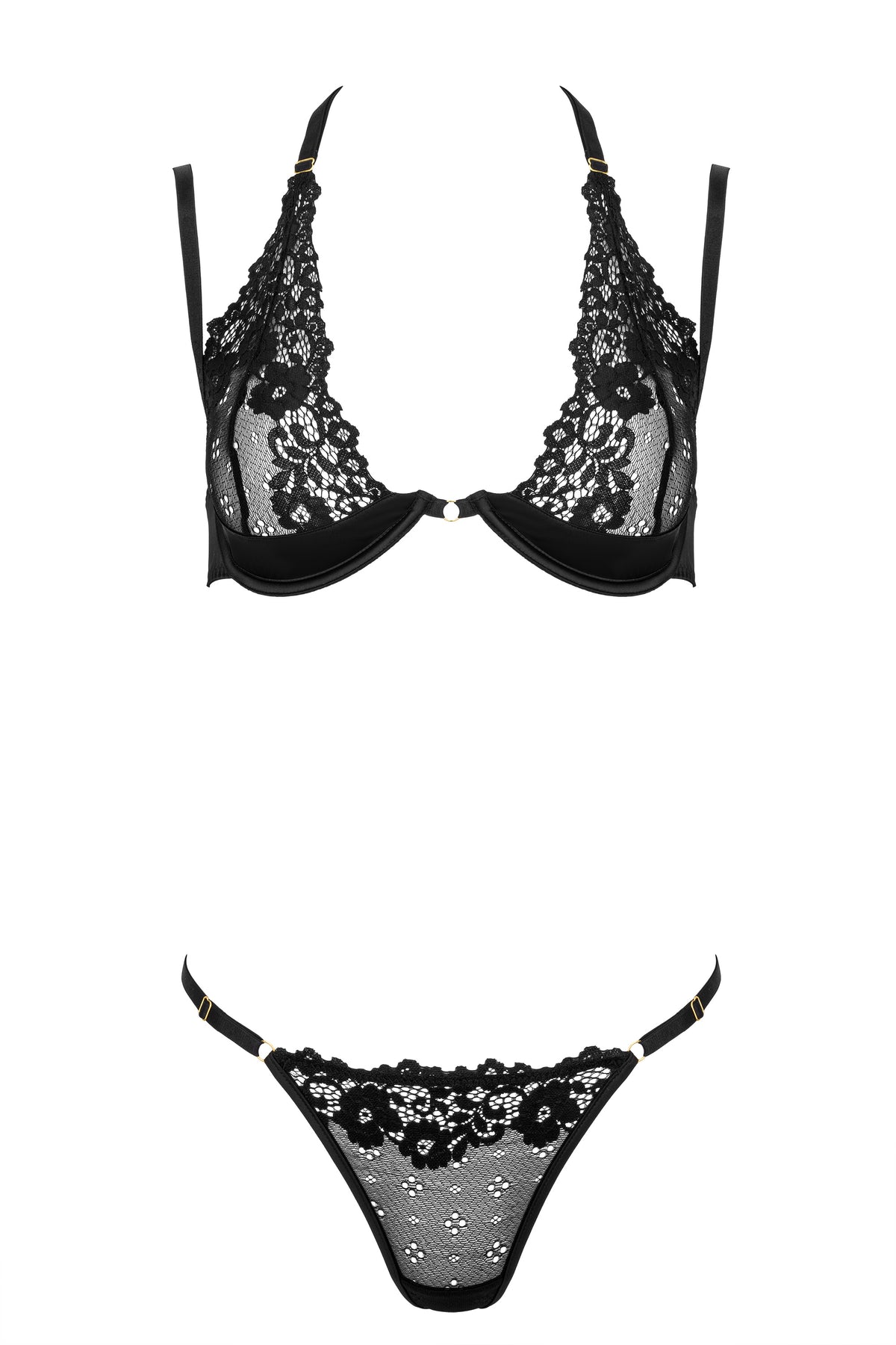 KOTEK Set 2-teilig schwarz S/M