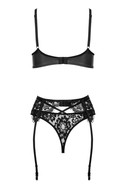 KOTEK Wetlook Set 3-teilig schwarz S/M