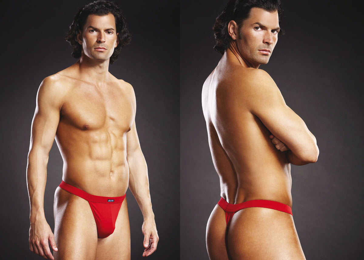 BLUE LINE Performance Microfiber Thong blk L/XL