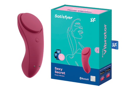SATISFYER Sexy Secret Panty Vibrator wine rot
