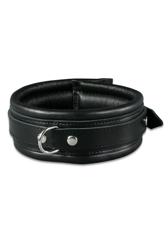 XX-DREAMSTOYS Leder-Halsfessel schwarz