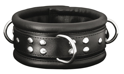 XX-DREAMSTOYS Leder-Halsfessel breit schwarz