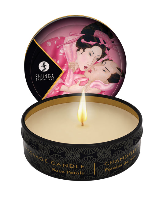 SHUNGA Massage Candle Aphrodisia/Rose Petals 30ml, 6 Stück