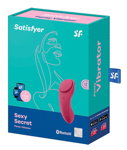SATISFYER Sexy Secret Panty Vibrator wine rot