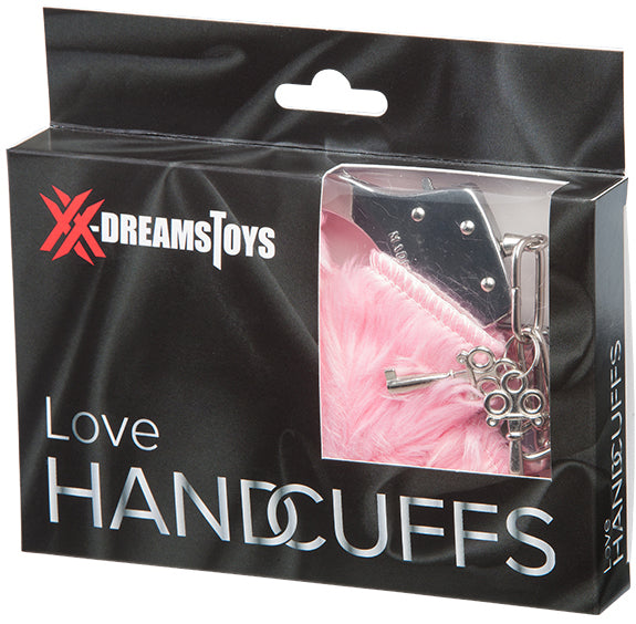 XX-DREAMSTOYS Liebes-Handschellen mit Plüsch Leopard
