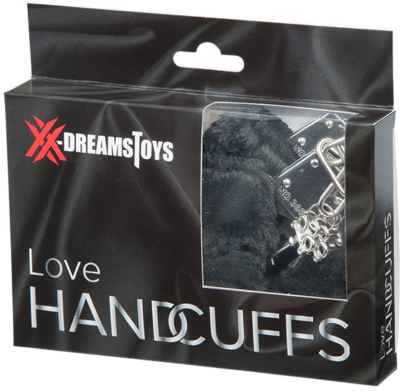 XX-DREAMSTOYS Liebes-Handschellen mit Plüsch Leopard