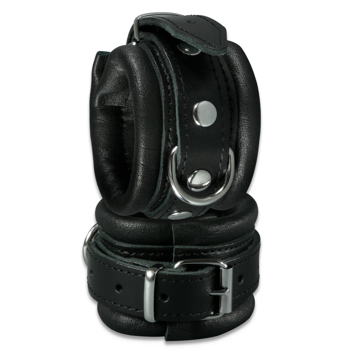 XX-DREAMSTOYS Leder-Handfessel schwarz